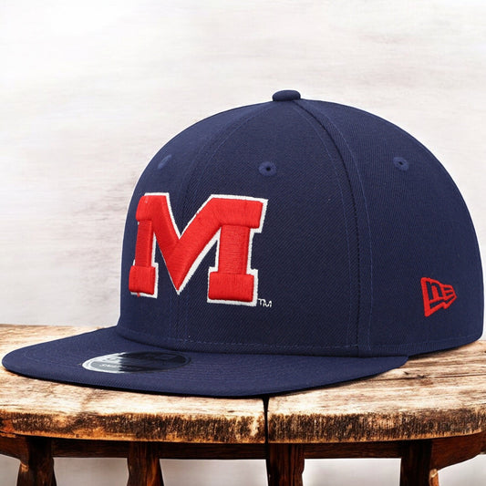Men's New Era Ncaa Ole Miss Rebels 950 Snapback - Navy/Red