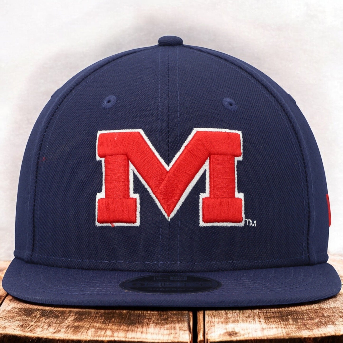 Men's New Era Ncaa Ole Miss Rebels 950 Snapback - Navy/Red