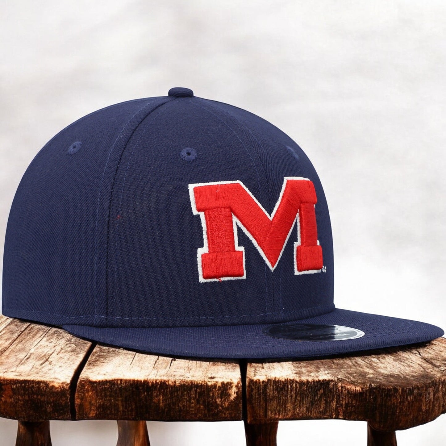 Men's New Era Ncaa Ole Miss Rebels 950 Snapback - Navy/Red
