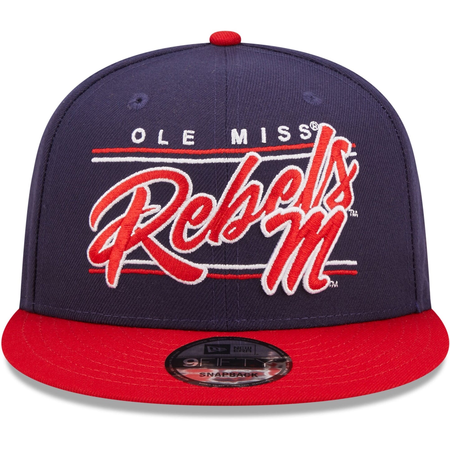 Men's New Era Ncaa 950 Team Script Snapback - Ole Miss Rebels