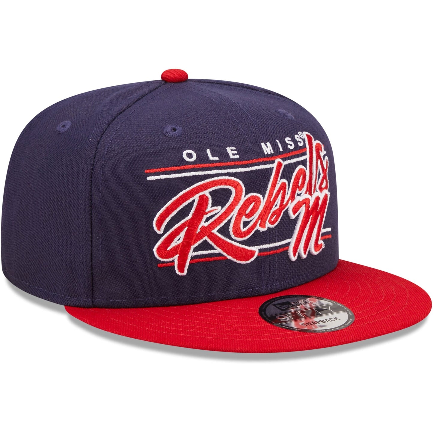 Men's New Era Ncaa 950 Team Script Snapback - Ole Miss Rebels