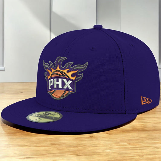 New Era Men's NBA Phoenix Suns 5950 Fitted Purple