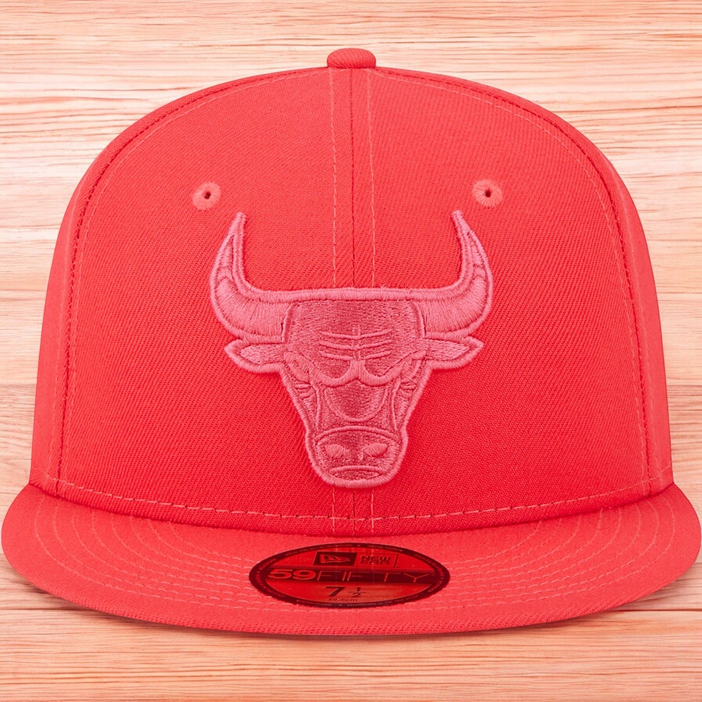 Men's New Era NBA Chicago Bulls 5950 Color Pack Fitted - Red