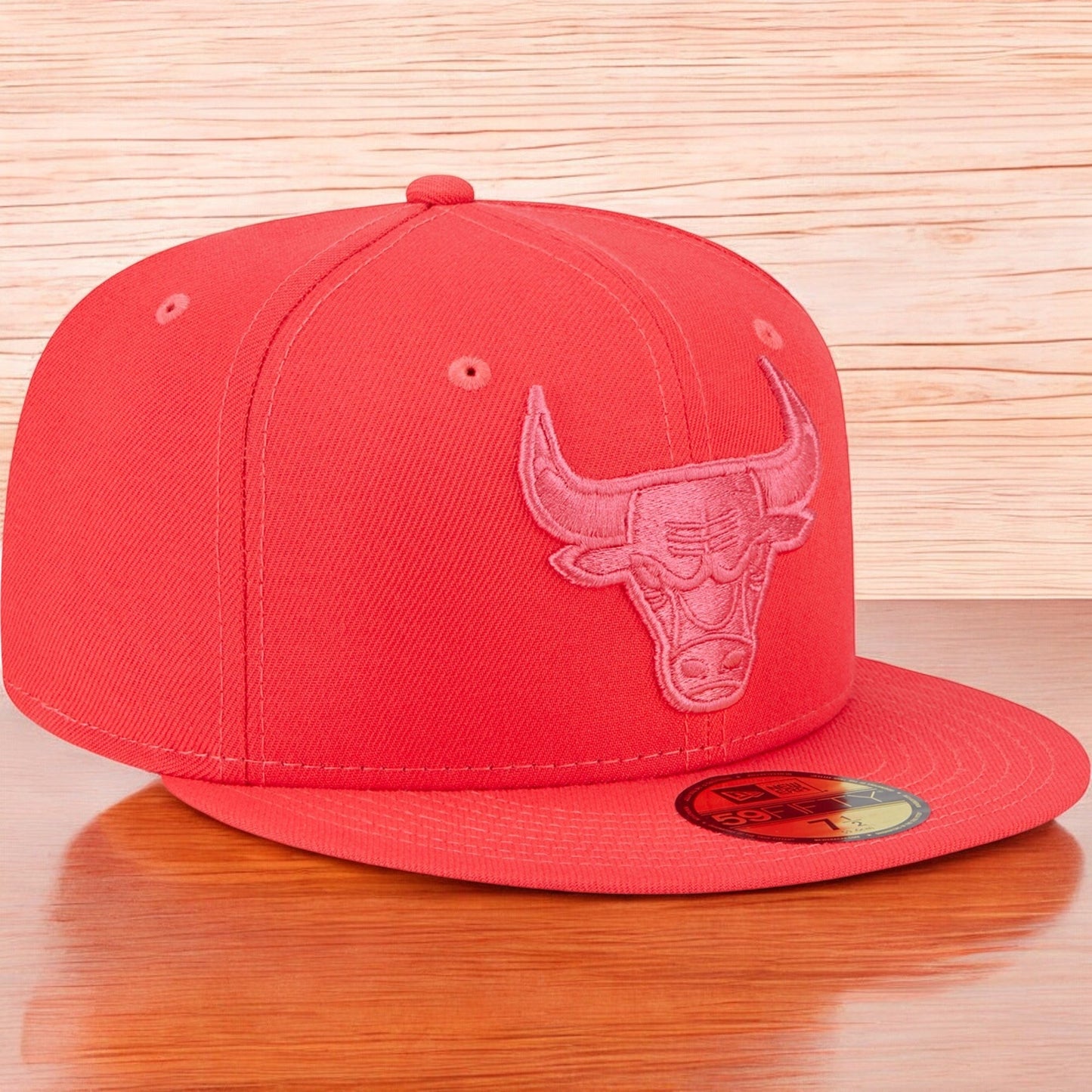 Men's New Era NBA Chicago Bulls 5950 Color Pack Fitted - Red