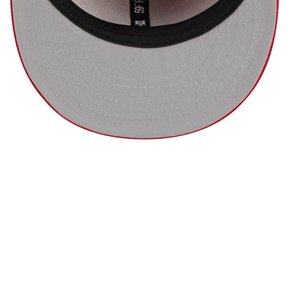 New Era Men's MLB Miami Marlins 5950 July 4Th Fitted Red
