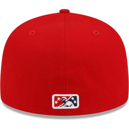 New Era Men's Milb Toledo Mud Hens 5950 Fitted 'Theme Night' Red