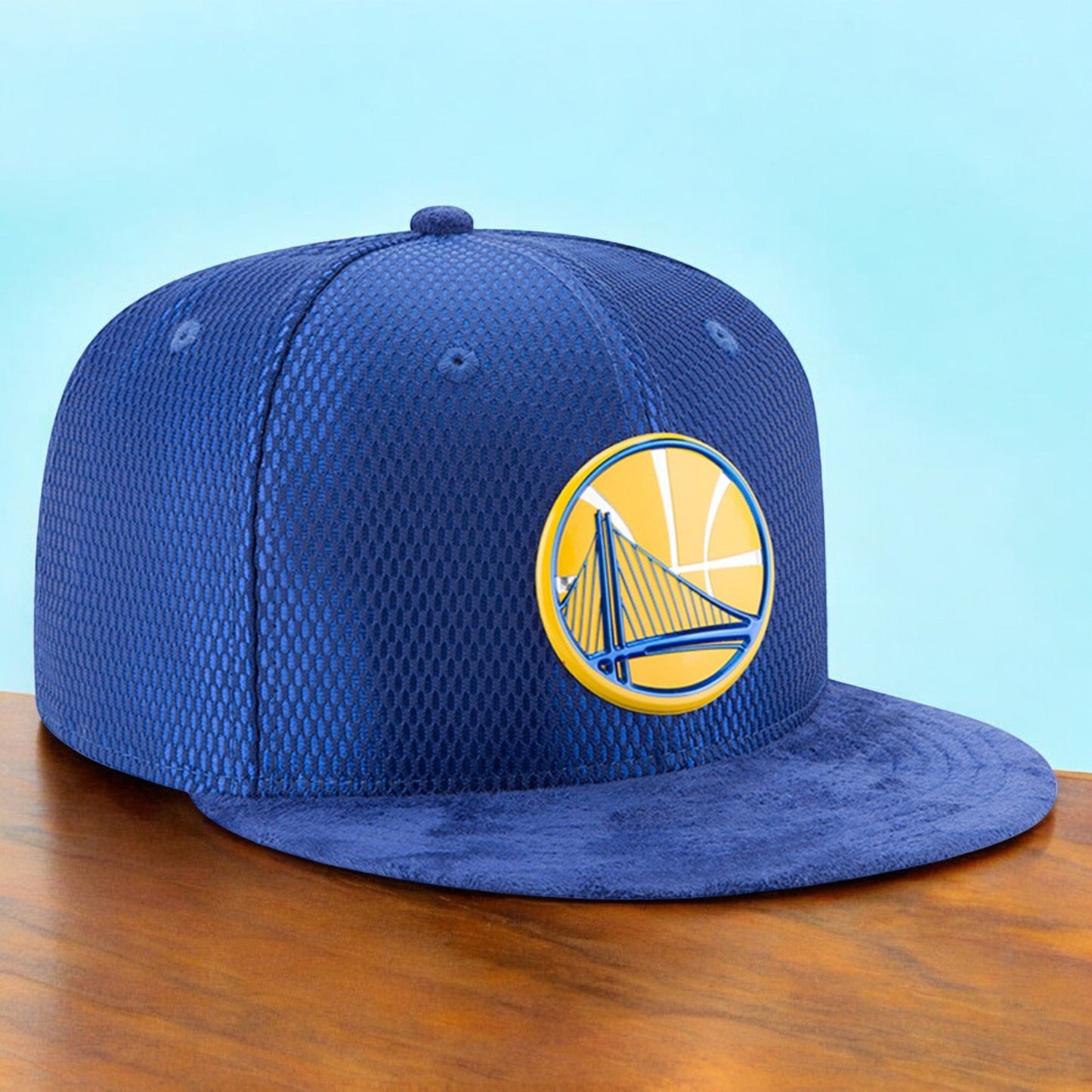 Men's New Era NBA Gs Warriors Suede "On The Court" 5950 Fitted