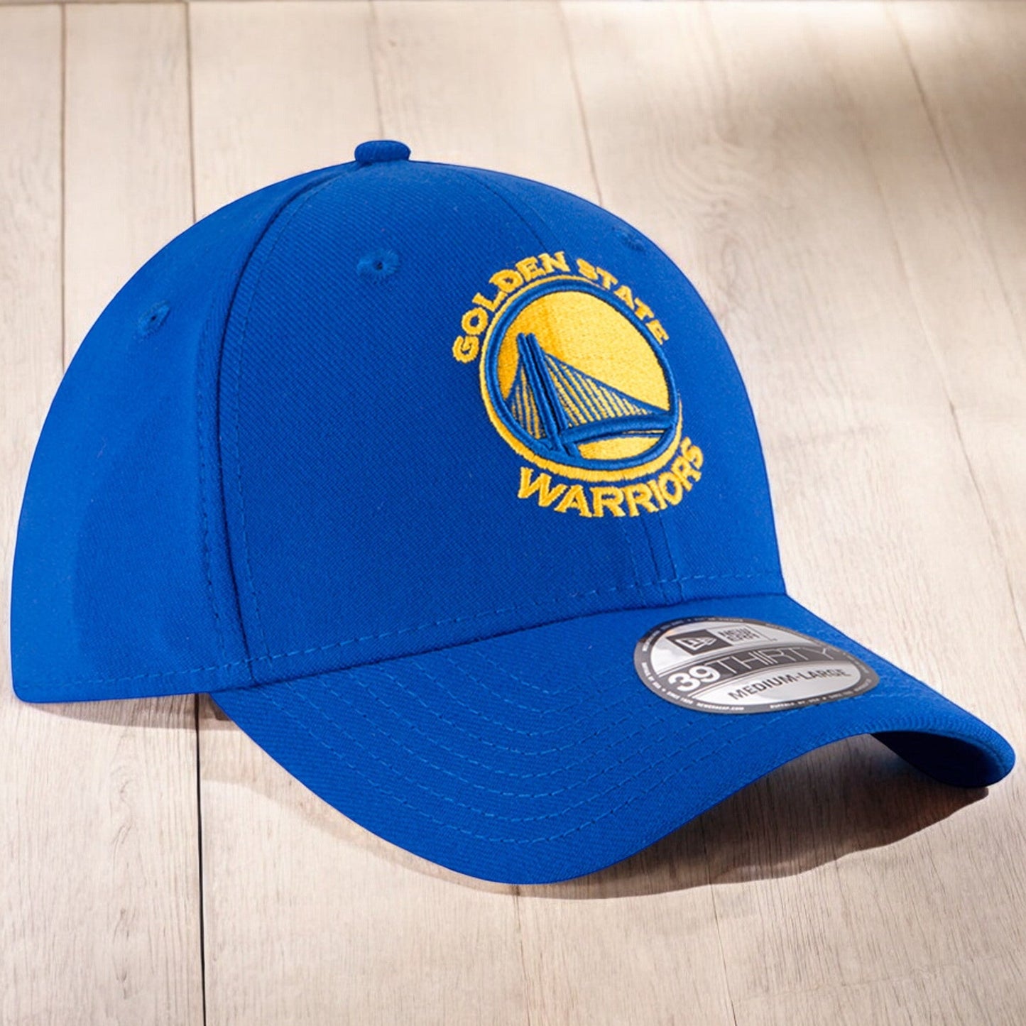 New Era Men's NBA 39Thirty Stretch Fit Cap Warriors