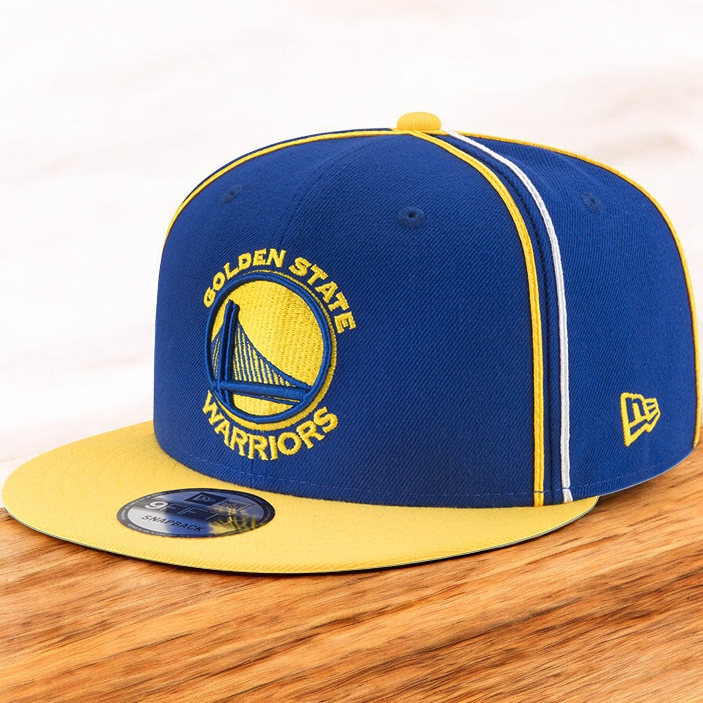 Men's New Era NBA Gs Warriors Y2K Team Soutache 950 Snapback - Blue
