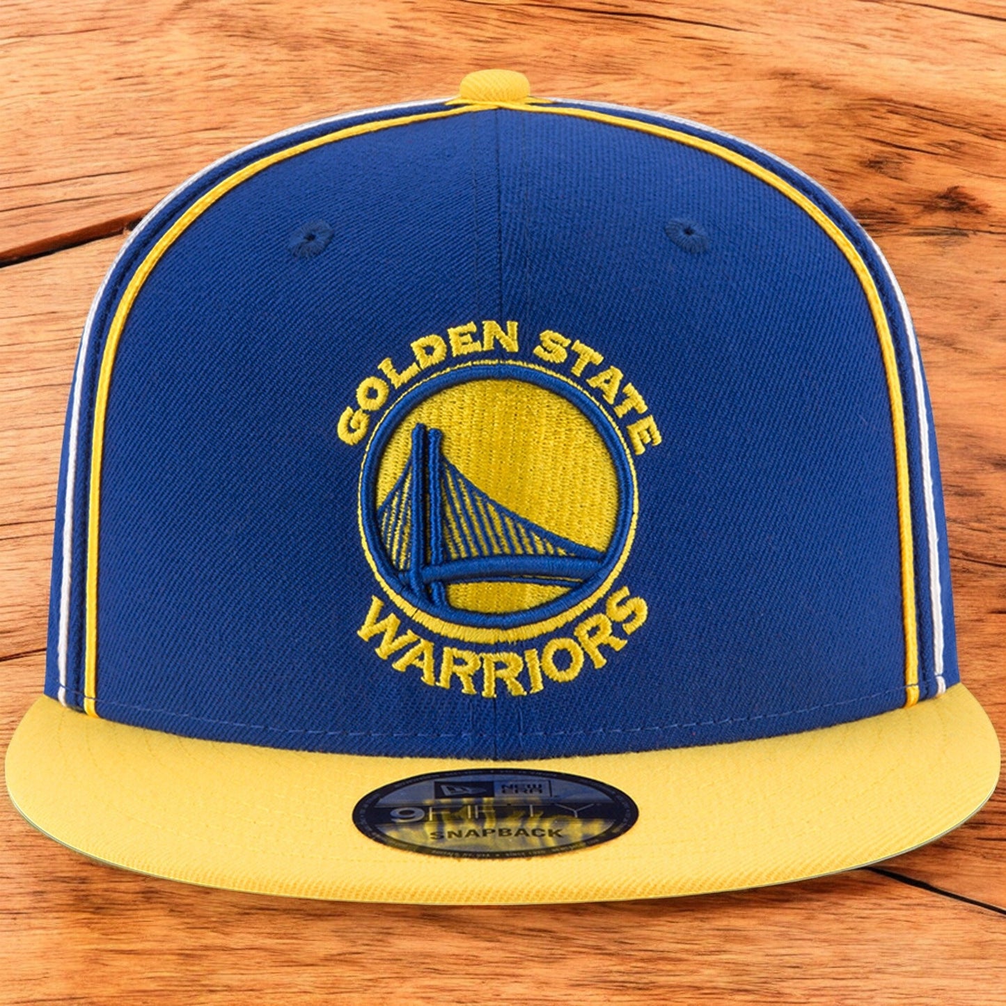 Men's New Era NBA Gs Warriors Y2K Team Soutache 950 Snapback - Blue