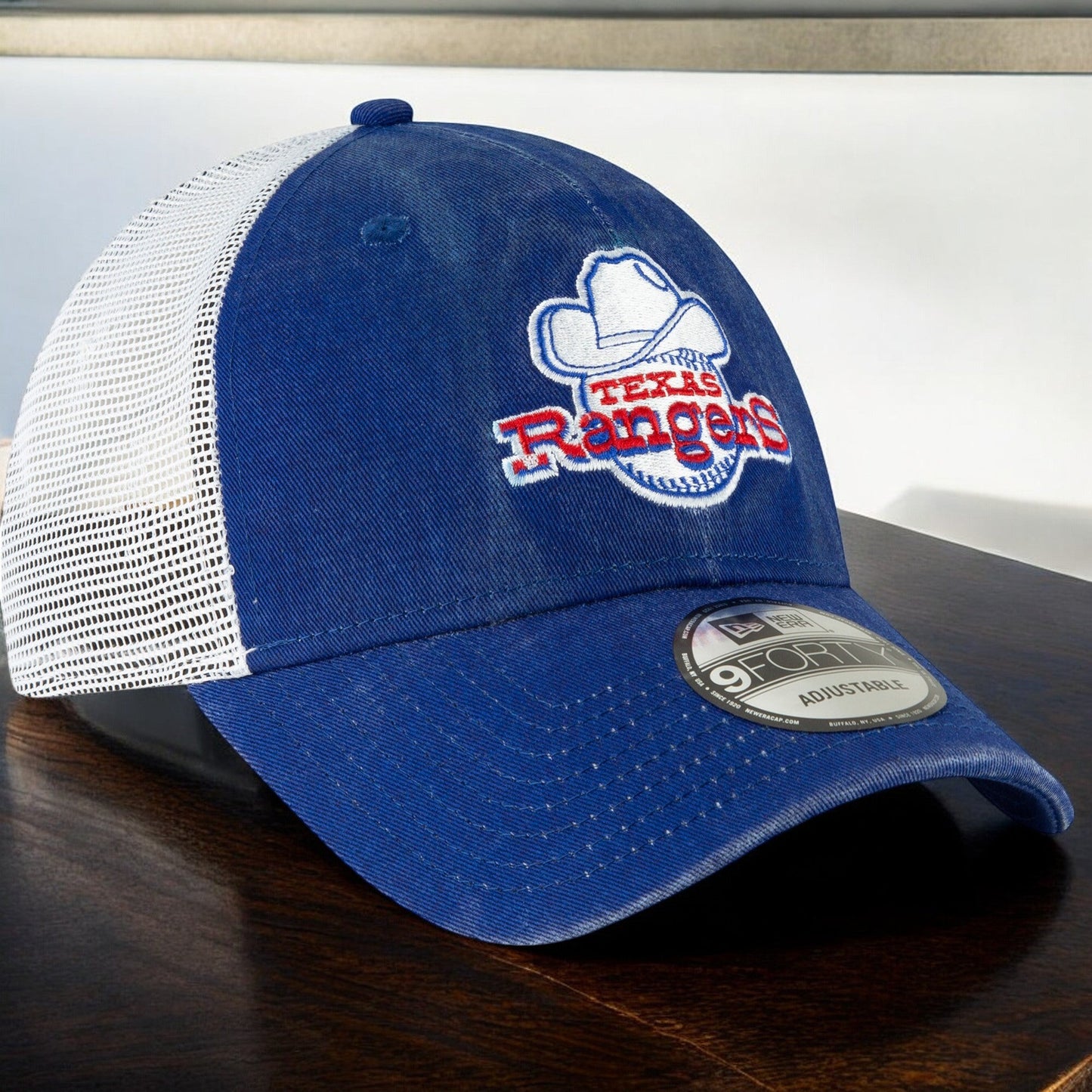 Men's New Era MLB Texas Rangers 9Forty Coop Truck Snapback