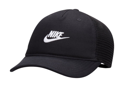 Nike Adult Rise Trucker Cap Black White