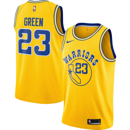 Nike Youth NBA Gsw Draymond Green Gold Hardwood Classics Swingman Jersey Jerseys