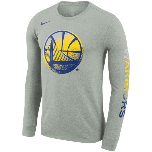 Nike Men's NBA Golden State Warriors Mezzo Print Long Sleeve T-Shirt