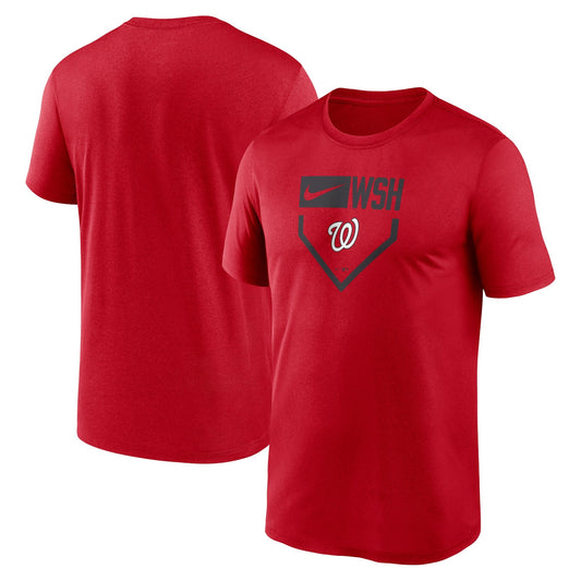 Nike Youth Washington Nationals Home Plate Icon Legend Performance T-Shirt T-Shirts