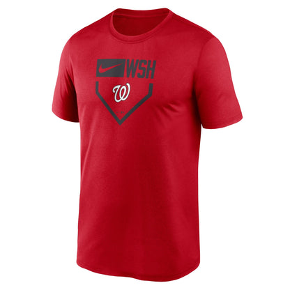 Nike Youth Washington Nationals Home Plate Icon Legend Performance T-Shirt T-Shirts