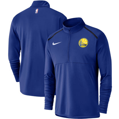 Nike Men's NBA Golden State Warriors Logo 1/4 Zip Pullover
