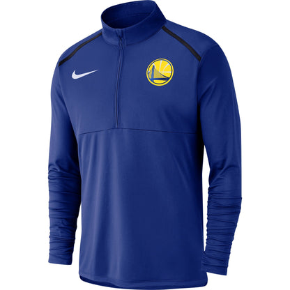 Nike Men's NBA Golden State Warriors Logo 1/4 Zip Pullover