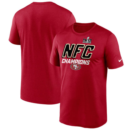 Nike Men's 49Ers 2023 Nfc Champions Iconic T-Shirt T-Shirts