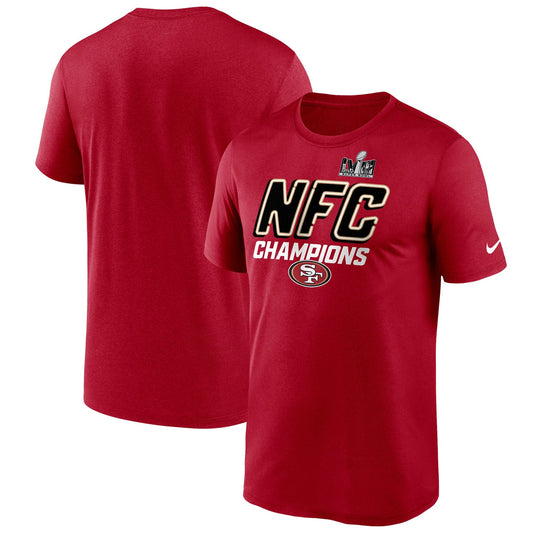 Nike Men's 49Ers 2023 Nfc Champions Iconic T-Shirt T-Shirts