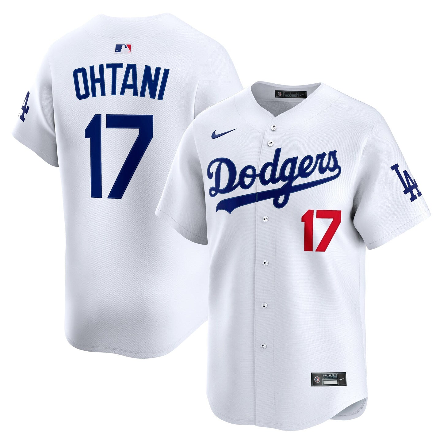 Nike Men's MLB Los Angeles Dodgers Shohei Ohtani #17 Limited Jersey