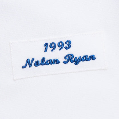 Mitchell & Ness Men's MLB White Jersey Rangers 1993 Nolan Ryan Jerseys