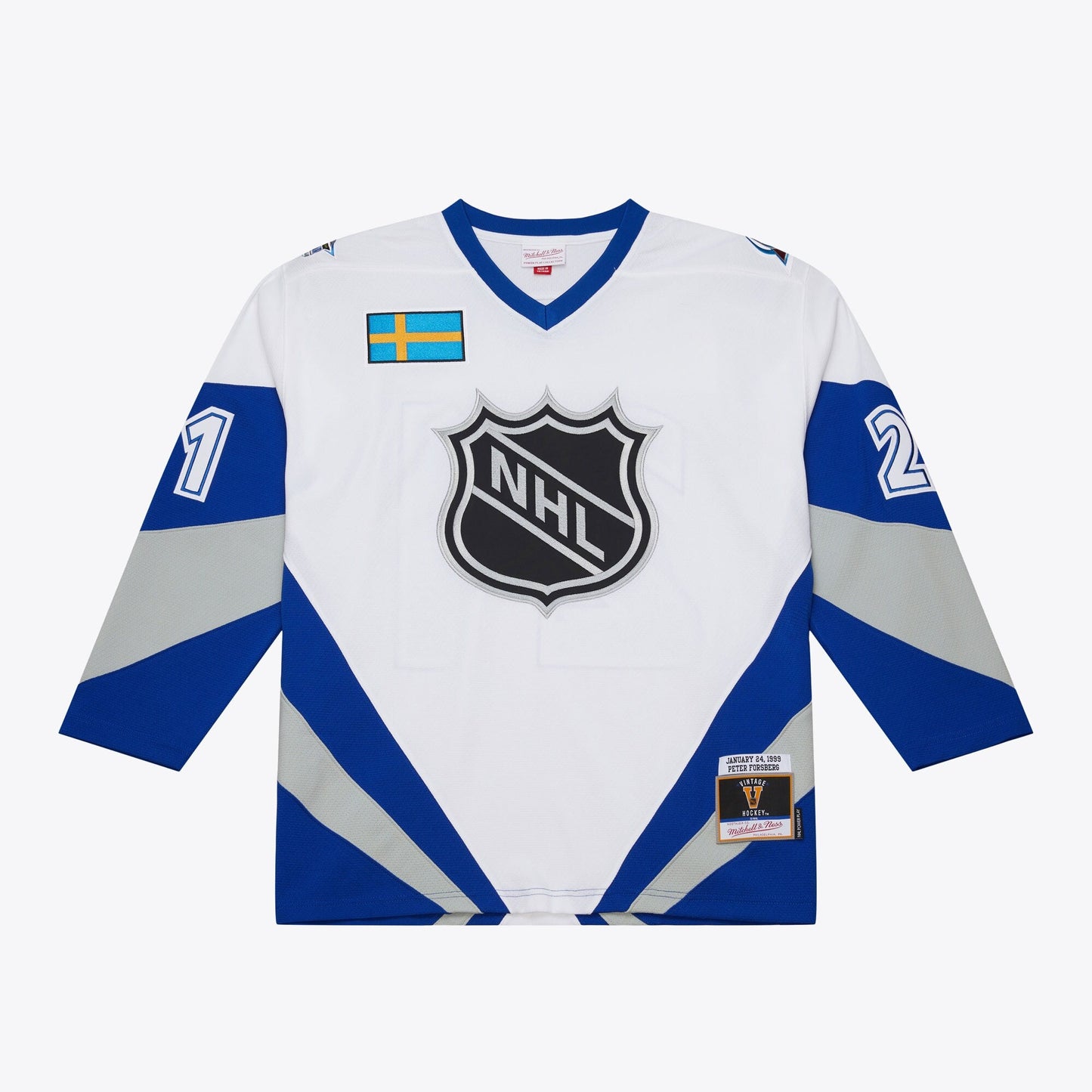 Mitchell & Ness Men's NHL White Jersey All-Star 1999 Peter Forsberg