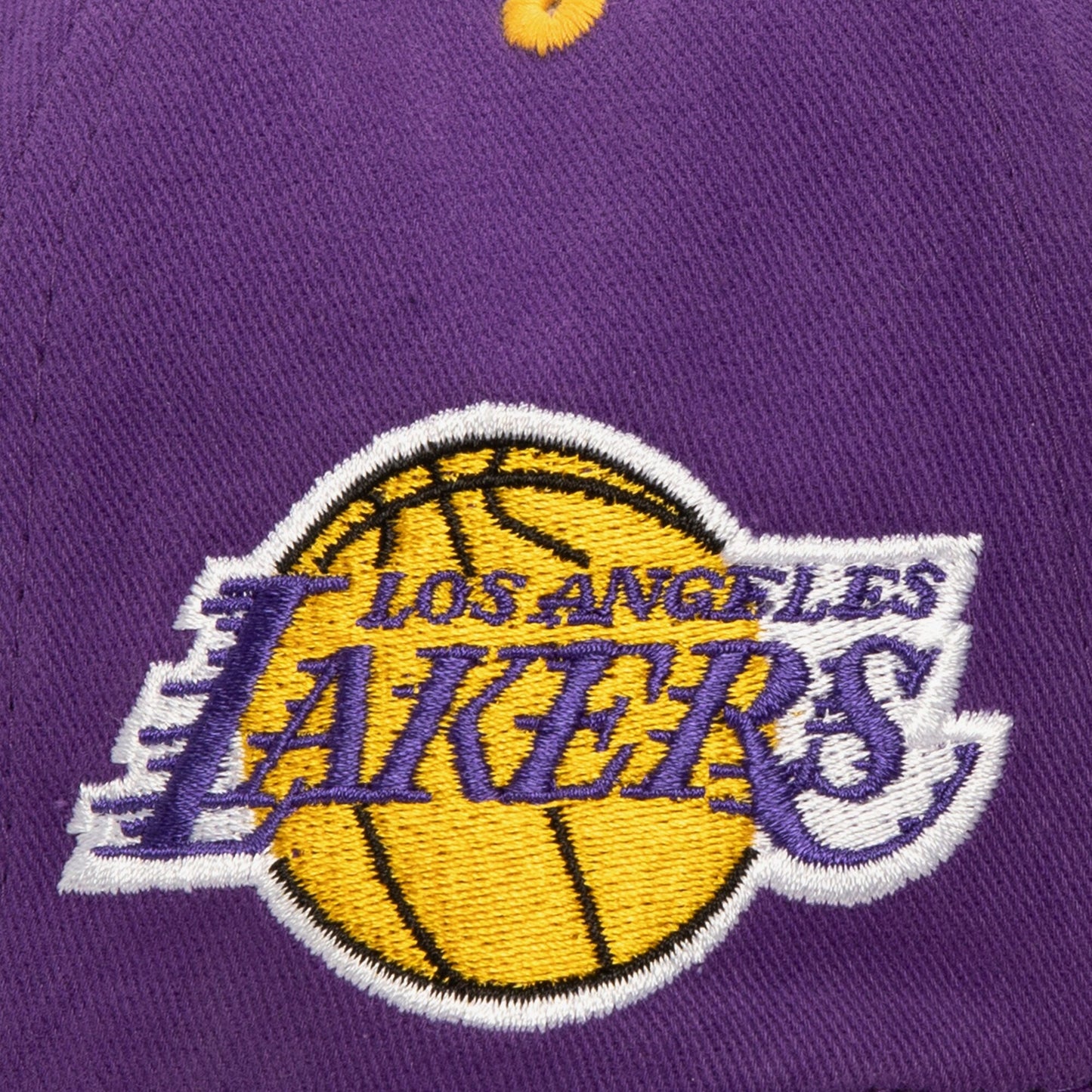 Men's Mitchell & Ness NBA Block Sweep Pro Snapback Lakers