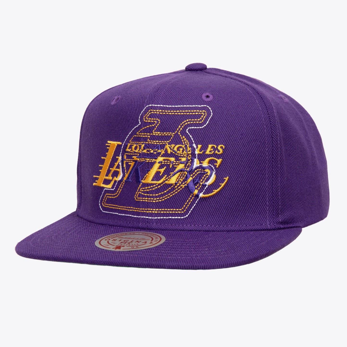 Mitchell & Ness Men's NBA Double Up Snapback Lakers