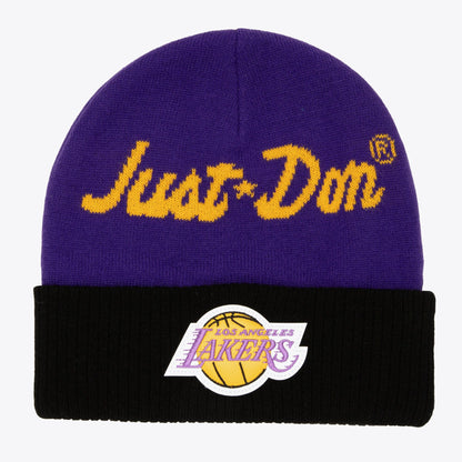 Mitchell & Ness Men's NBA Just Don Cashmere Knit Hwc Lakers Beanies