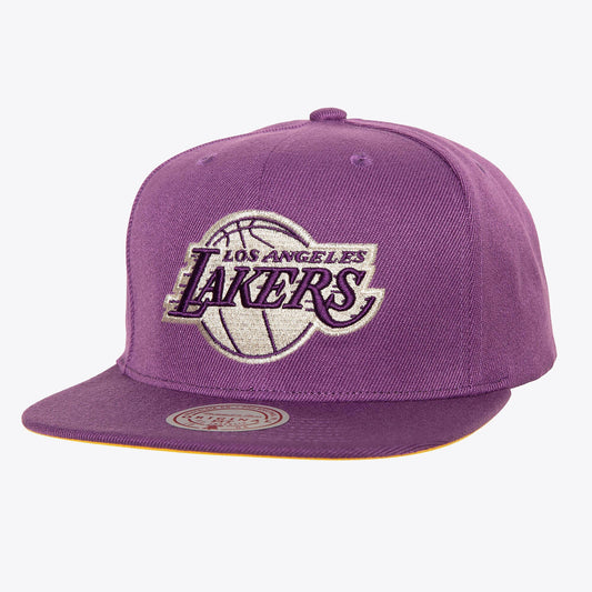 Men's Mitchell & Ness NBA Watch Me Shine Snapback Lakers