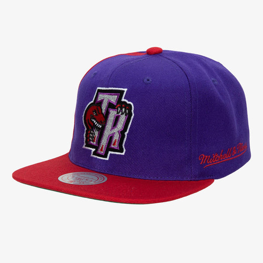 Mitchell & Ness Men's NBA Rear Script Deadstock Snapback Hwc Raptors Snapback Caps