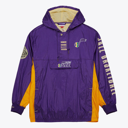 Mitchell & Ness Men's NBA Team Og 2.0 Anorak Windbreaker Jazz Windbreakers