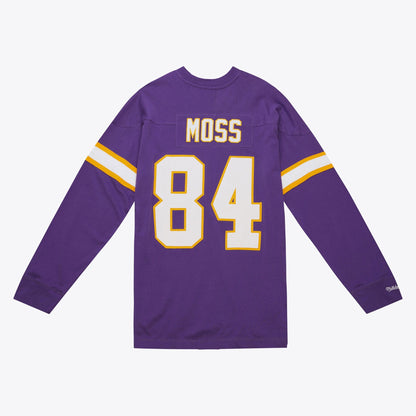 Mitchell & Ness Men's NFL N&N Ls Tee Vikings 2000 Randy Moss Long Sleeve Shirts