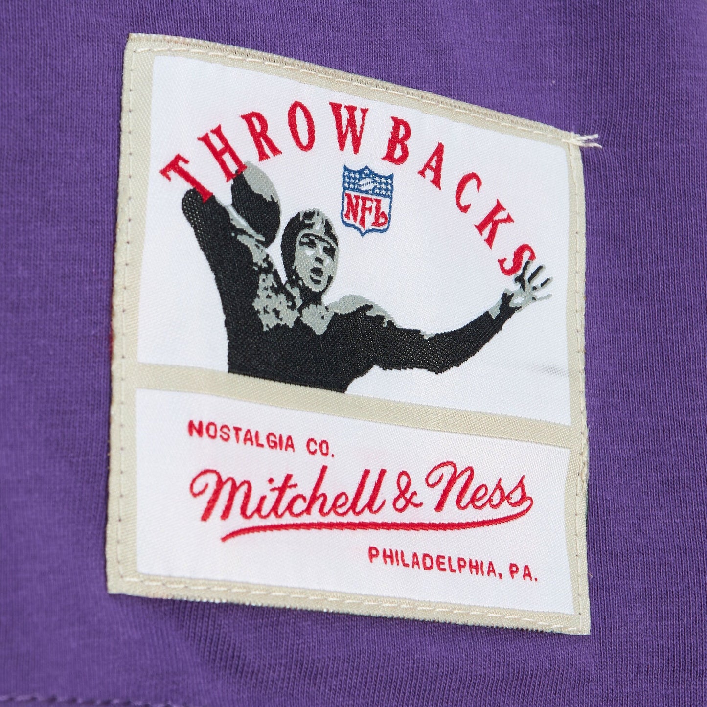 Mitchell & Ness Men's NFL N&N Ls Tee Vikings 2000 Randy Moss Long Sleeve Shirts