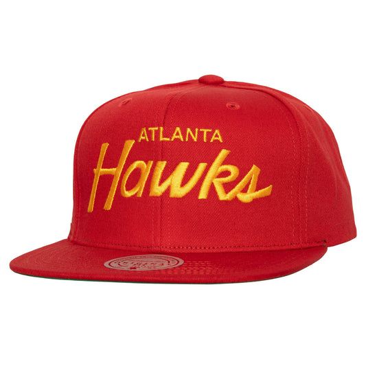 Men's Mitchell & Ness NBA 90'S Draft Day Snapback Hawks