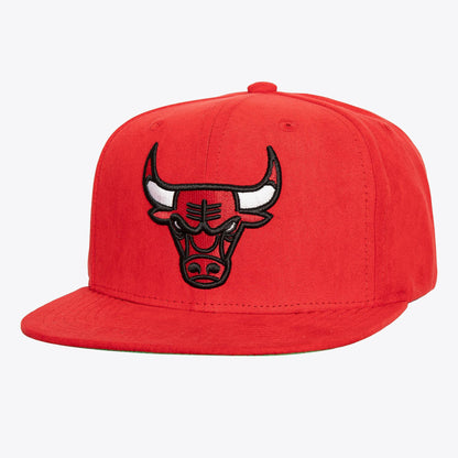 Mitchell & Ness Men's NBA Sweet Suede Snapback Bulls Snapback Caps