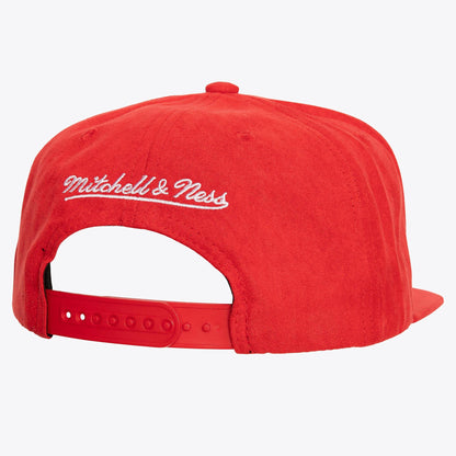 Mitchell & Ness Men's NBA Sweet Suede Snapback Bulls Snapback Caps