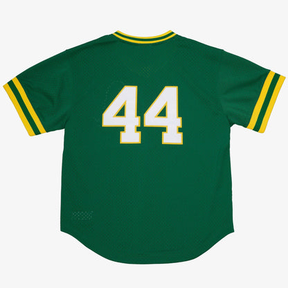 Mitchell & Ness Men's MLB Authentic Bp Jersey - Pullover Athletics 1987 Reggie Jackson