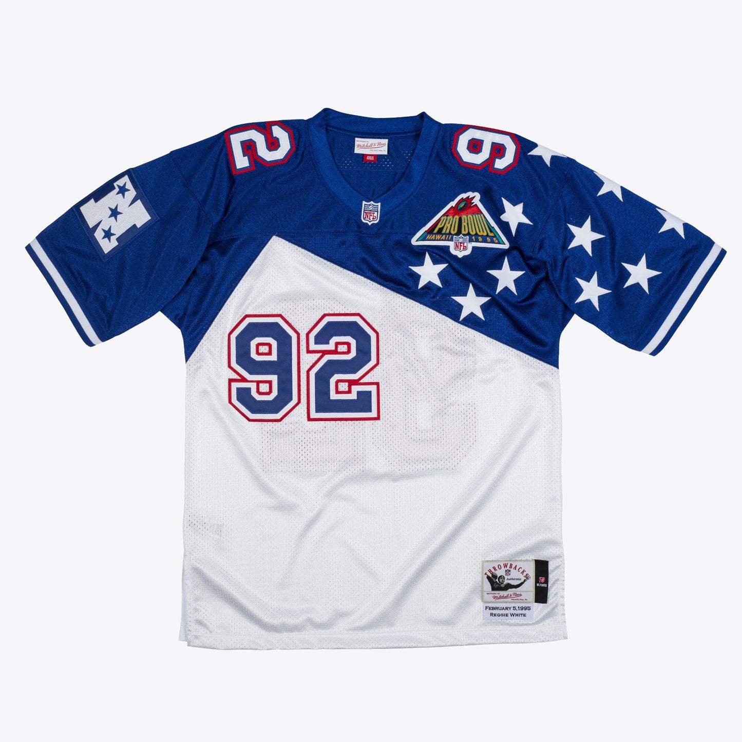 Mitchell & Ness Men's NFL Authentic Jersey Afc 1994-95 Reggie White Jerseys