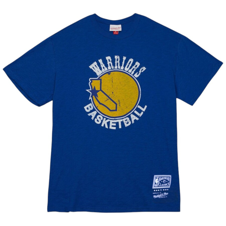 Men's Mitchell & Ness NBA Golden State Warriors Heritage Tee