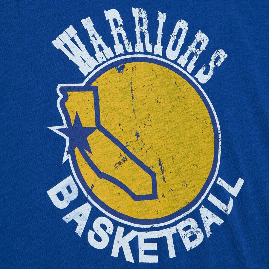 Men's Mitchell & Ness NBA Golden State Warriors Heritage Tee