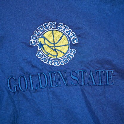 Mitchell & Ness Men's NBA Team Og 3.0 Anorak Vintage Logo Warriors