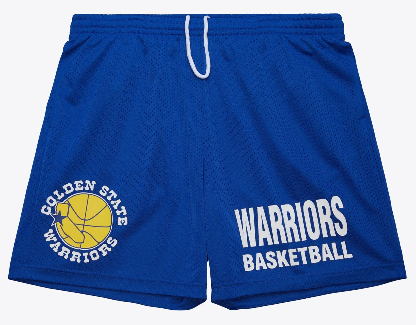 Mitchell & Ness Men's NBA Gameday Mesh 7In Shorts Vintage Logo Warriors