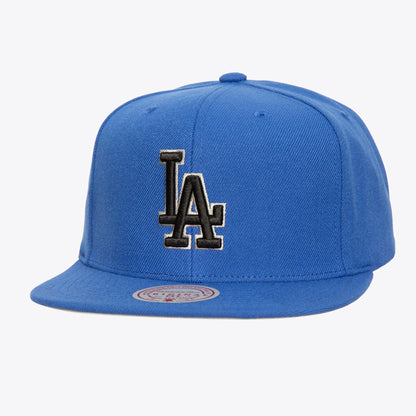 Mitchell & Ness Men's MLB Logo Eclipse Snapback Dodgers Snapback Caps