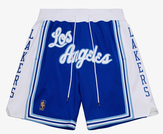 Mitchell & Ness Men's NBA Just Don Hardwood Classics Shorts Lakers 1996