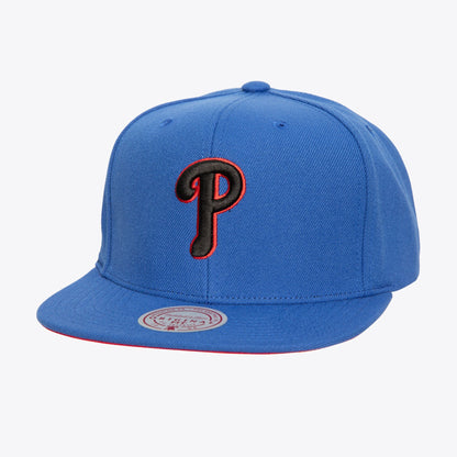 Mitchell & Ness Men's MLB Logo Eclipse Snapback Phillies