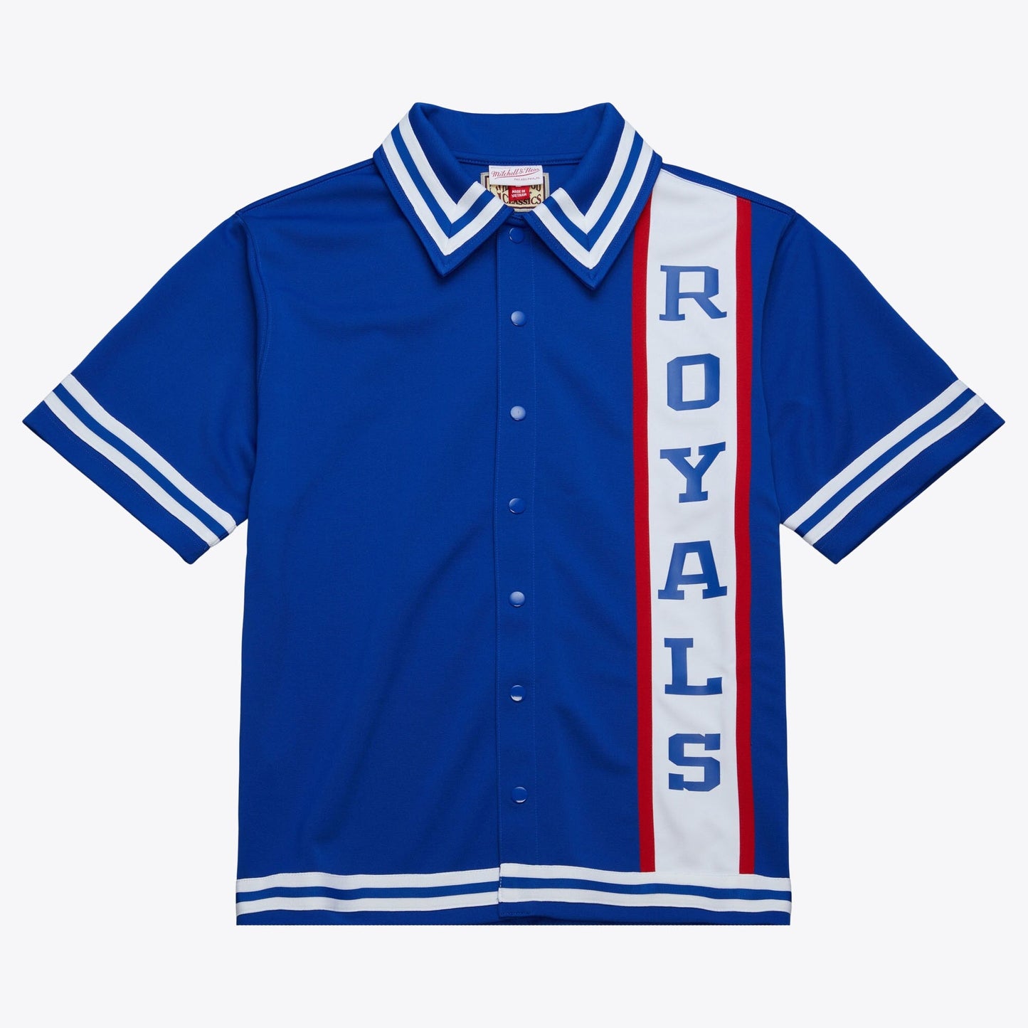 Mitchell & Ness Men's Sacramento Kings Authentic Full-Snap Shooting Shirt