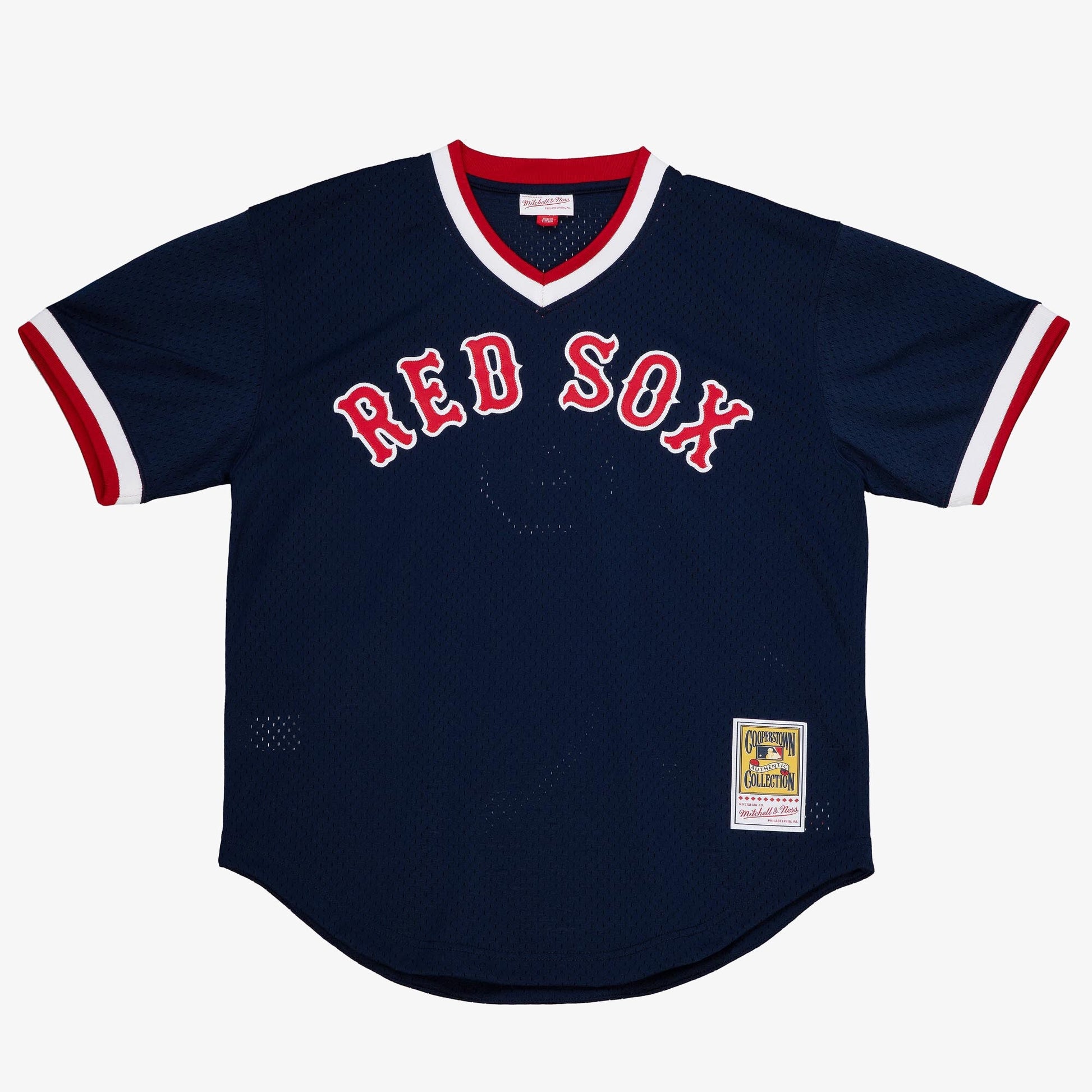 Mitchell Ness Men's Mlb Authentic Bp Jersey Red Sox 1990 Ted