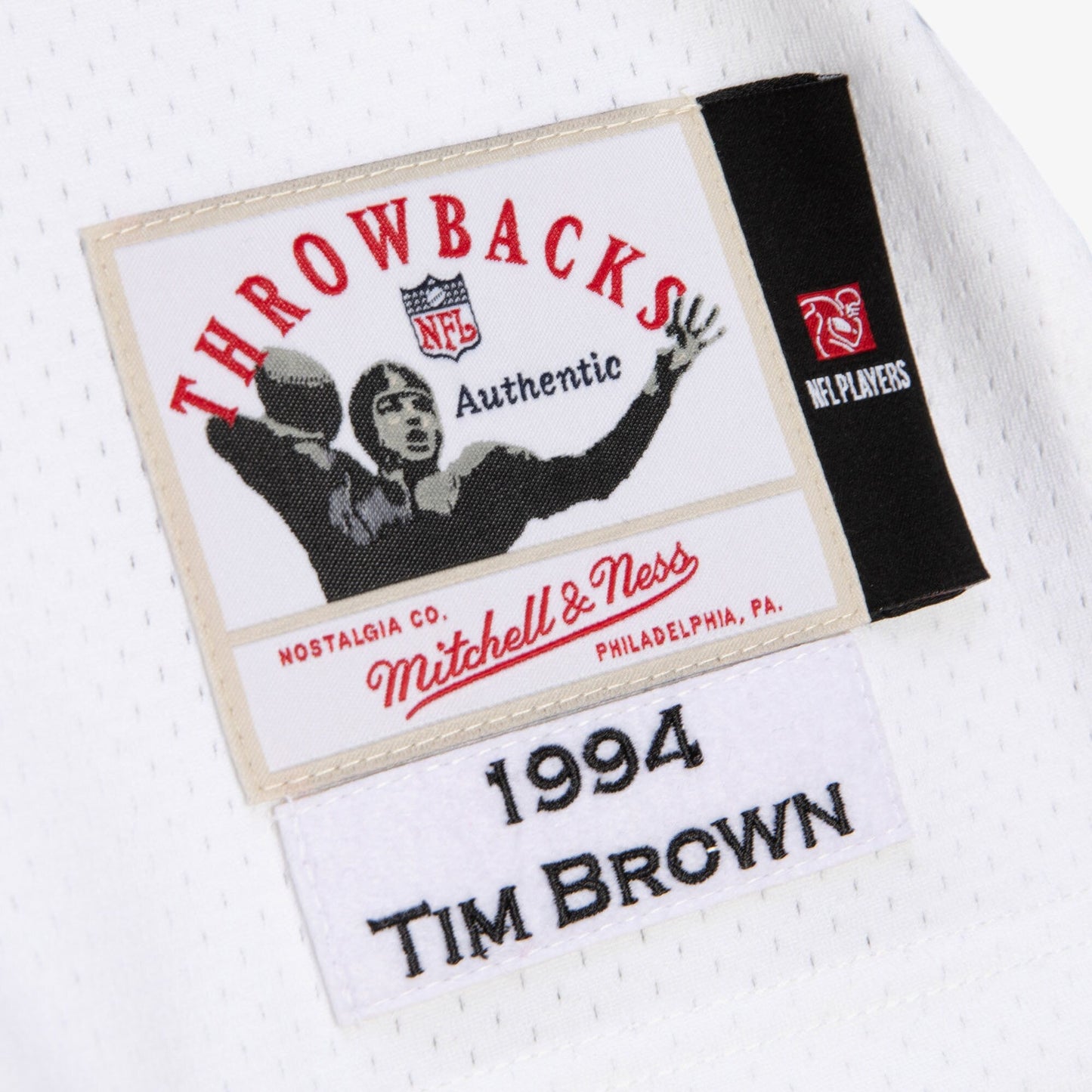 Men's Mitchell & Ness NFL Authentic Jersey Raiders 1994 Tim Brown